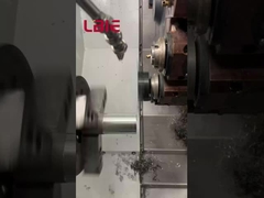 Precision in Action: Creating a Diamond Pattern with Our CNC Turning Machine #cnc #machining #lathe