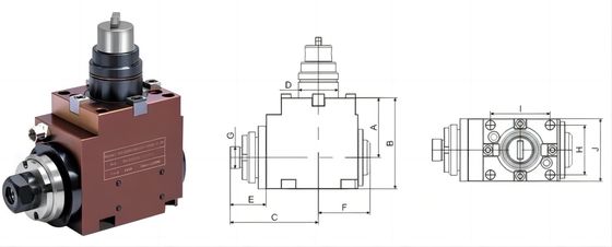 BMT High Accuracy Radial Live Tool Holder Lathe Live Tooling Holders