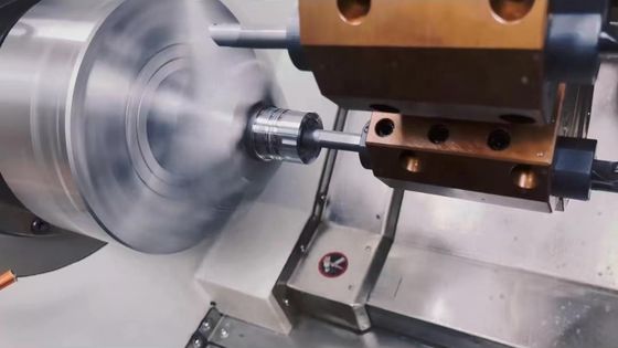 High Rigidity Automated Dual Spindle Lathe Easy To Operate 2 Channels Hydraulic System