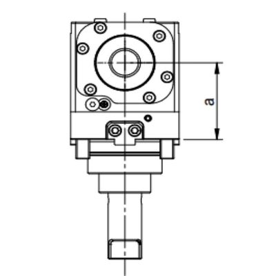 90 Degree Bmt55 Lathe Live Tooling Holders Driven Tool Holder