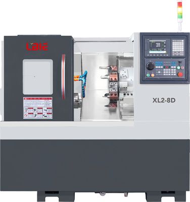 Medium Duty Custom Dual Turret Cnc Lathe With SYNTEC CNC Control System