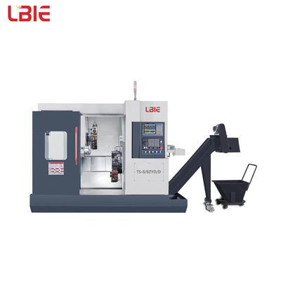 Turning Center Siemens Precision Metal Lathe Twin Turret Cnc Lathe
