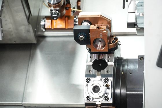 Twin Turrets CNC Horizontal Lathe Machine Dual Spindle Lathe With Y Axis