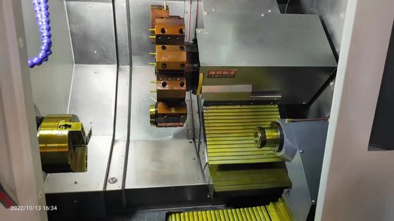 High Speed 3 Axis swiss Type Automatic Lathe 4500rpm Spindle Speed
