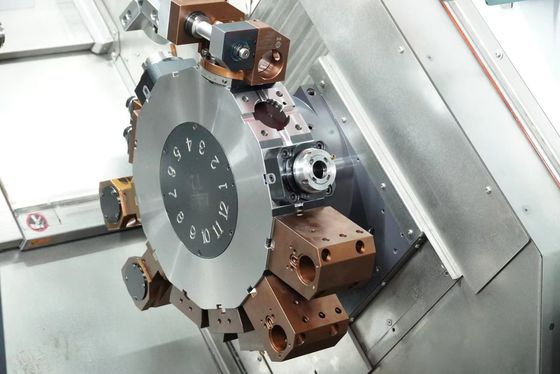 12 Stations Multifunctional Cnc Horizontal Lathe Machine Horizontal Turning Lathe