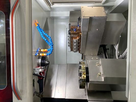 Multifunctional 5 Axis CNC Turning And Milling Machine 3 Channels Hydraulic System