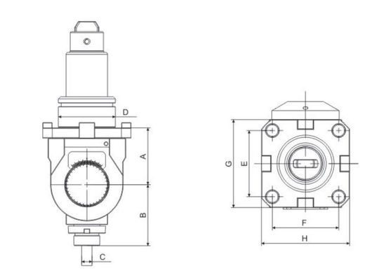 Multiangular Driven Tool Holder With External Locking Chuck Clamping Method