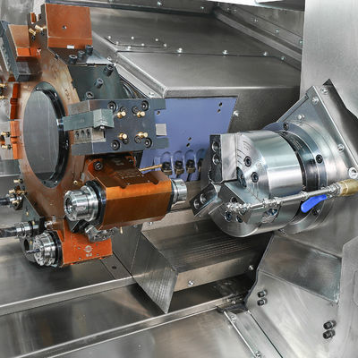 Sub Spindle High Accuracy Milling And Turning Machine With 4000rpm Live Tool Speed