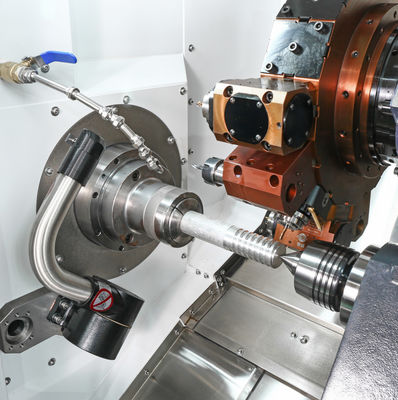 4 Axis Hydraulic System Cnc Vertical Lathe Compact Cnc Lathe With Mini Turning Controller