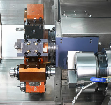 Horizontal Metal Cnc Vertical Lathe Machine With Great Functions