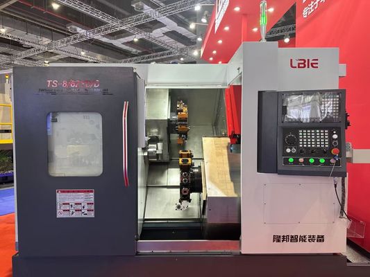 Multifunction Digital Cnc Vertical Lathe Machine Servo Motor 10 Channels Hydraulic System