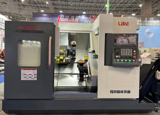 High Performance Precise Automatic Lathe Machine Live Tool Turret