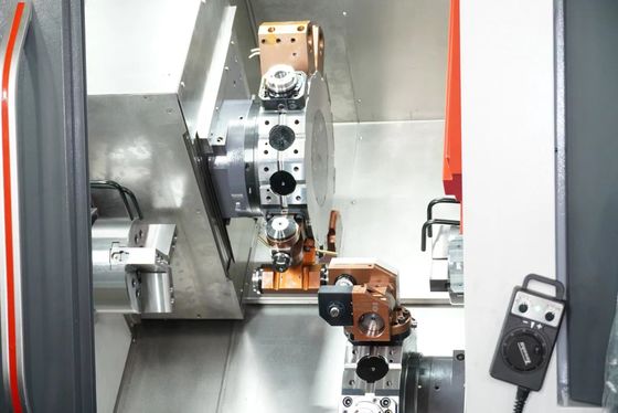 5 Axis Energy Saving Cnc Turning Lathe Machine Twin Spindle Lathe