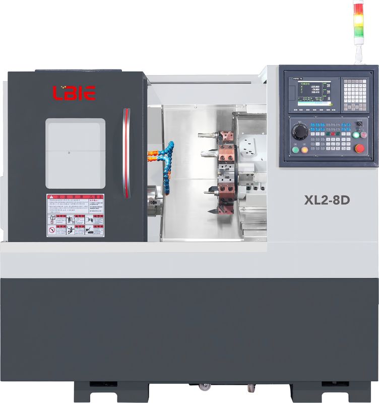 Medium Duty FANUC Live Tooling Lathe Horizontal Turret Lathe With 1 Channels Hydraulic System