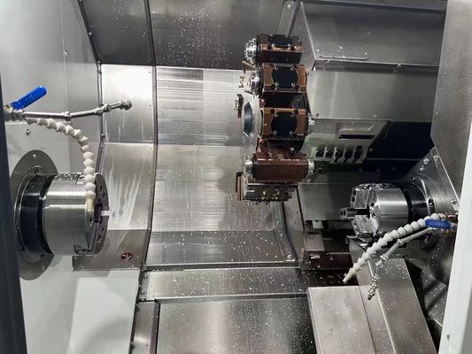 HEAVY DUTY HORIZONTAL MILLING AND TURNING MACHINE WITH TWIN SPINDLES